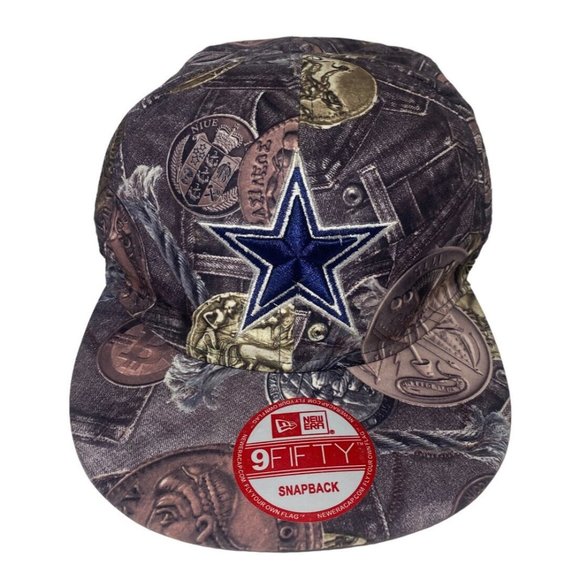 Era 9Fifty Dallas Cowboys Bit Coin Money Vintage Collection Snapback Hat Cap NFL - Picture 10 of 10